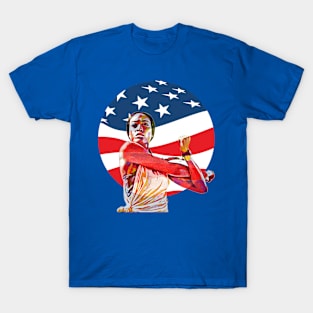 Warrior Athlete US Flag T-Shirt